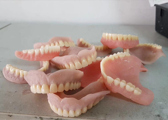 Модели цифров ровной поверхностной резиновой лаборатории Denture OEM зубоврачебной зубоврачебные
